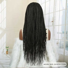 28 Inch, Long Braiding Synthetic Lace Front Wig