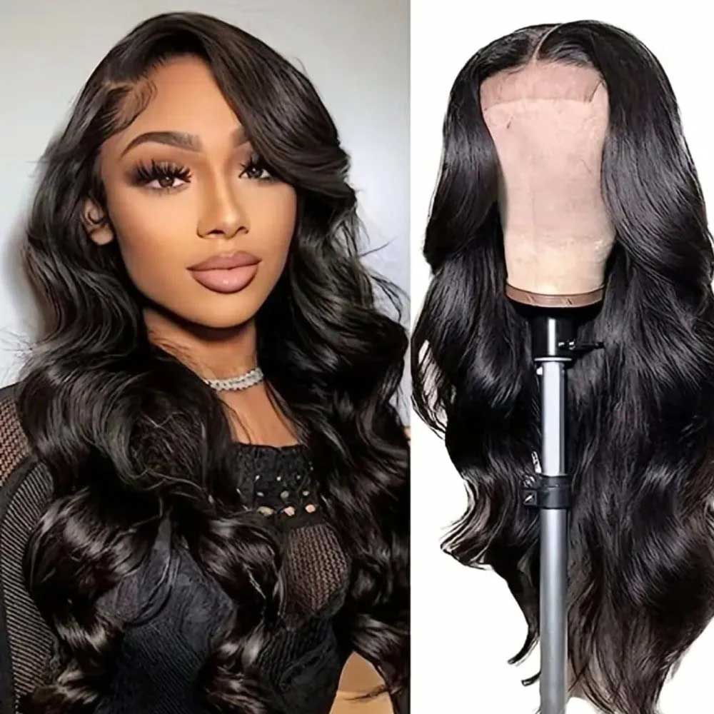 4x4 Body Wave Lace Wig - 100% Human Hair