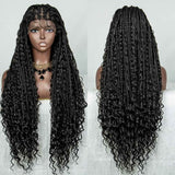 32 Inches Braid Elegance and Versatility with Our Synthetic Lace Front Braided Wig Collection, Braided 9x6 Lace Front Wigs