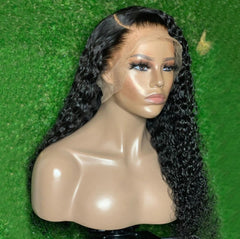 Kinky Curly Human Hair Wigs Lace Front Wig Brazilian Remy 13x4 Lace Front Human