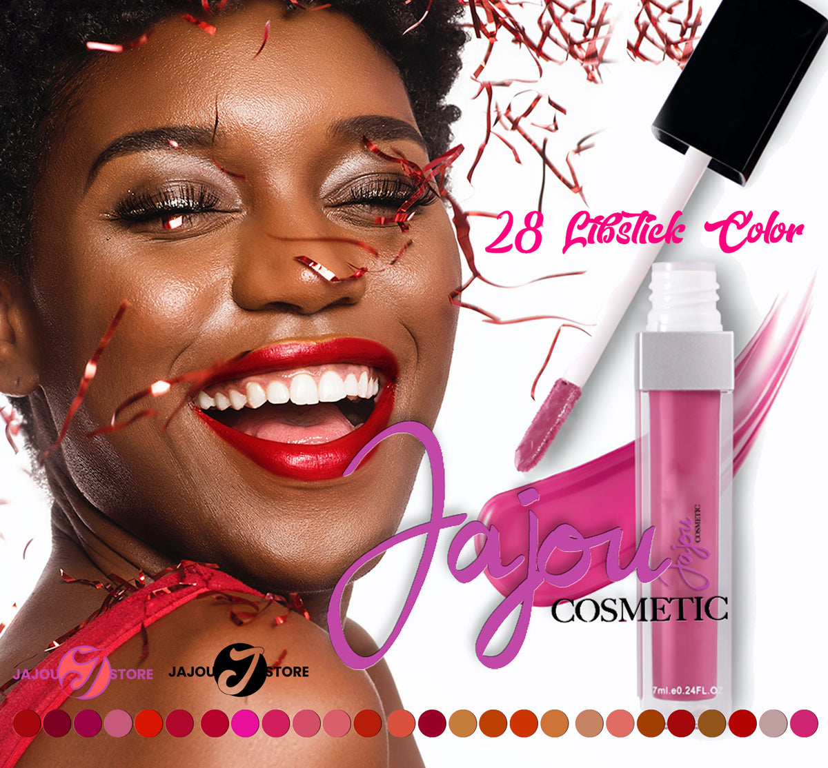 Jajoustore - Matte waterproof lipstick long-lasting matte liquid